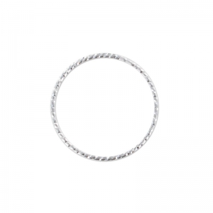 Ring decorated 20mm 925 Sterling Silver x1