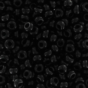 Preciosa Seed beads 11/0 2 mm - Jet x20g