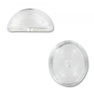 Glass Ovale to fill 24x20x12mm x1