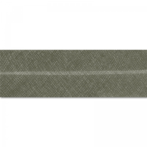 Polycotton ribbon  20mm light grey x 1m