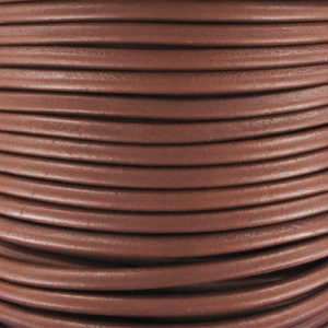 European Leather cord 5mm Chocolate x1m