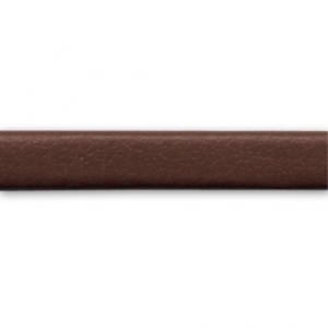 3mm Double sided lace of composition leather - Brown x1m