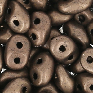 SuperDuo 2.5x5mm Dark Bronze Mat x10g