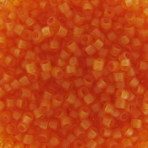 Miyuki Delica 11/0 DB0781 - Dyed Semi Matte Transparent Amber