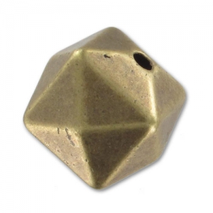 multifaceted CCB Cubes  14 mm Bronze x 15