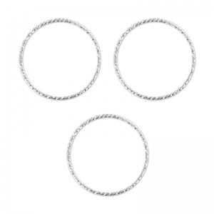 Rings decorated 10mm 925 Sterling Silver x10