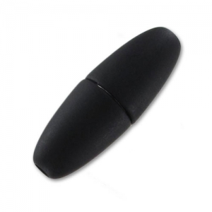 Magnetic clasp 31 mm for 3 mm cord black mat x1
