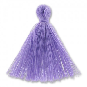 Cotton tassel 27-30mm Purple x1
