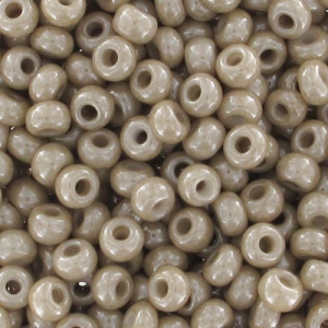 Preciosa Seed beads 9/0 2.5 mm - Luster Light Grey x20g