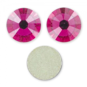PureCrystal stick-on rhinestones 2.6mm Fuschia x36