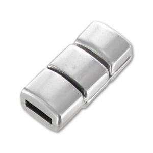 Magnetic clasp for cords 5mm Antique Silver Plating x1