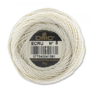 DMC cotton pearl  n°5 Ecru x45m