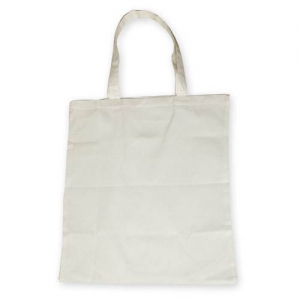 Shopping Bag in cotton 37,5x42cm natural x1
