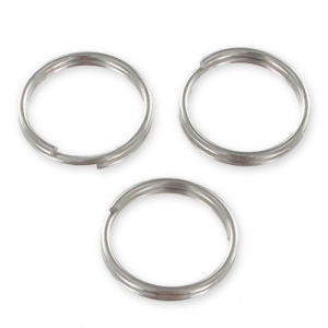 Double jumprings 10x0.7mm Stainless steel x100