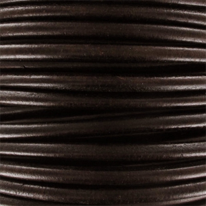 Leather cord 6mm Brown x1m
