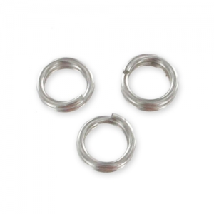 Double jumprings 5x0.7mm Stainless steel x100