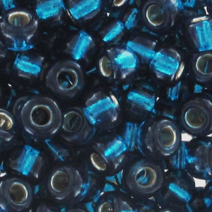Miyuki Seed beads 8/0 1425 - Dyed S/L Blue Zircon x8g
