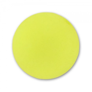 12mm Round Polaris bead - Neon Yellow x1