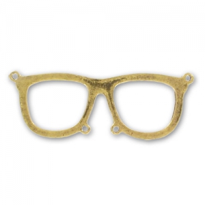 glasses spacer 64mm Old Gold tone x1