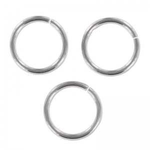 Jumprings open 12x1mm 304 Stainless steel x10