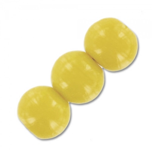 Rounds 4mm Yellow x20