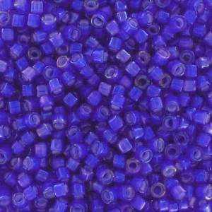 Miyuki Delica 11/0 DB1785 - Cobalt AB Lined White