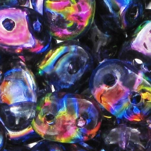 SuperDuo 2.5x5mm Magic Blue Pink x10g