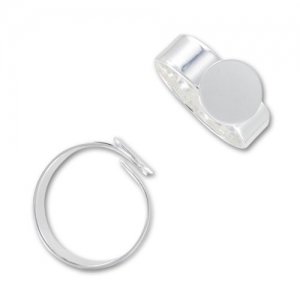 adjustable rind with 10mm pad silver tonex1