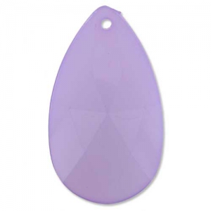 Faceted drop in acrylic 48x28 mm Lilas x1
