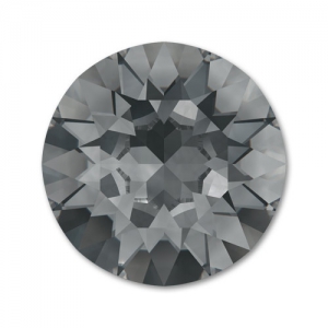 PureCrystal 1088 Round Stone 8mm Crystal Silver Night
