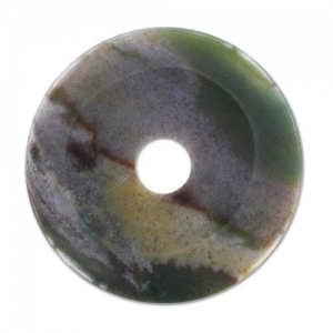 Donut 40mm Indian Agate  x1