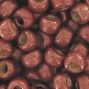 Toho seed beads 11/0 TO11RPF564F - PF Galvanized Brick Red Mat