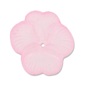Flower Orchid 22 mm light pink Frosted