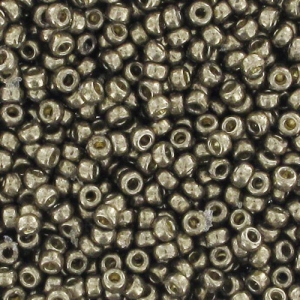Miyuki Seed beads Duracoat 15/0 4222 - Galvanized Pewter x8g