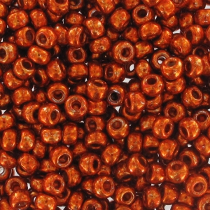 Miyuki Seed beads 11/0 1073 - Galvanized Burnt Orange x8g