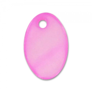 Mother-of-Pearl Sequins Oval 15x10mm Rose x10