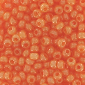 Preciosa Seed Beads 11/0 2 mm - Alabaster Orange x 10 g