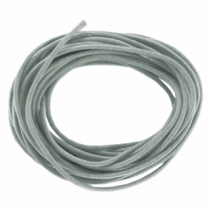 Cotton waxed cord 2mm Grey x5m