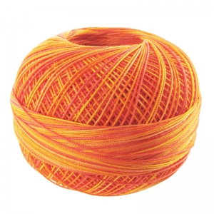 cotton yarn Lizbeth size 40 - Orange Crush n°183 x274m