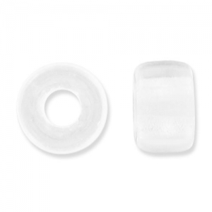 Large hole beads - Pony Beads 6 mm - Preciosa - Crystal x15