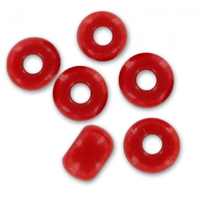 Preciosa Seed Beads, 3.7 mm - Opaque Red, 20 g