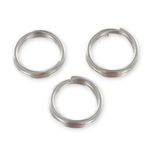 Double jumprings 7x0.7mm Stainless steel x100