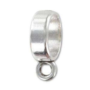 slip bead with pendant holder 10 mm Antique Silver Plating x1