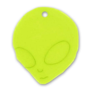 Alien pendant 32x28mm Anis x1