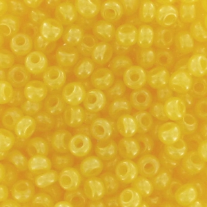 Preciosa Seed beads 11/0 2 mm - Yellow Alabaster x10g