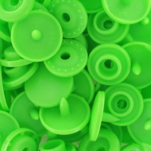 BabySnap type KAM snap fasteners 12,4 mm neon Green x30