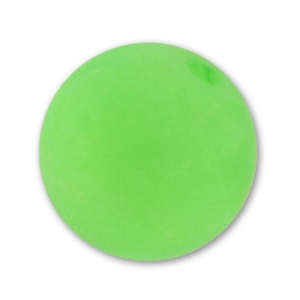 14mm Round Polaris bead - Neon Green x1