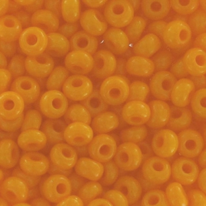 Preciosa Seed Beads 11/0 2 mm - Opaque Orange x 20 g