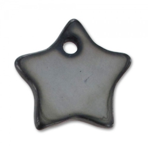 Mother-of-Pearl star-shaped Sequins 12mm Cinnamon/Grey x10