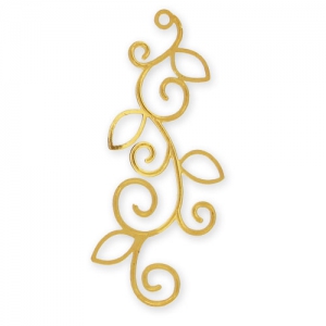 Light weight spacers 40x16mm Gold tone x20